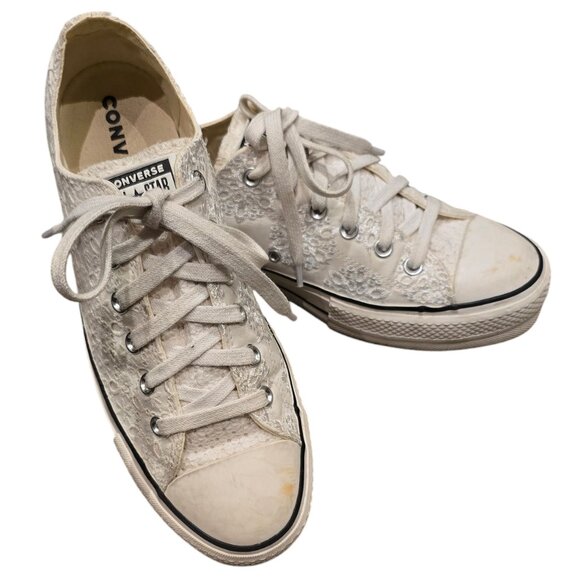 Converse Chuck Taylor All Star Low 'Boho Mix - Embroidered Lace Sneaker - Picture 3 of 12